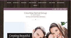 Desktop Screenshot of columbiadentalgroup.com